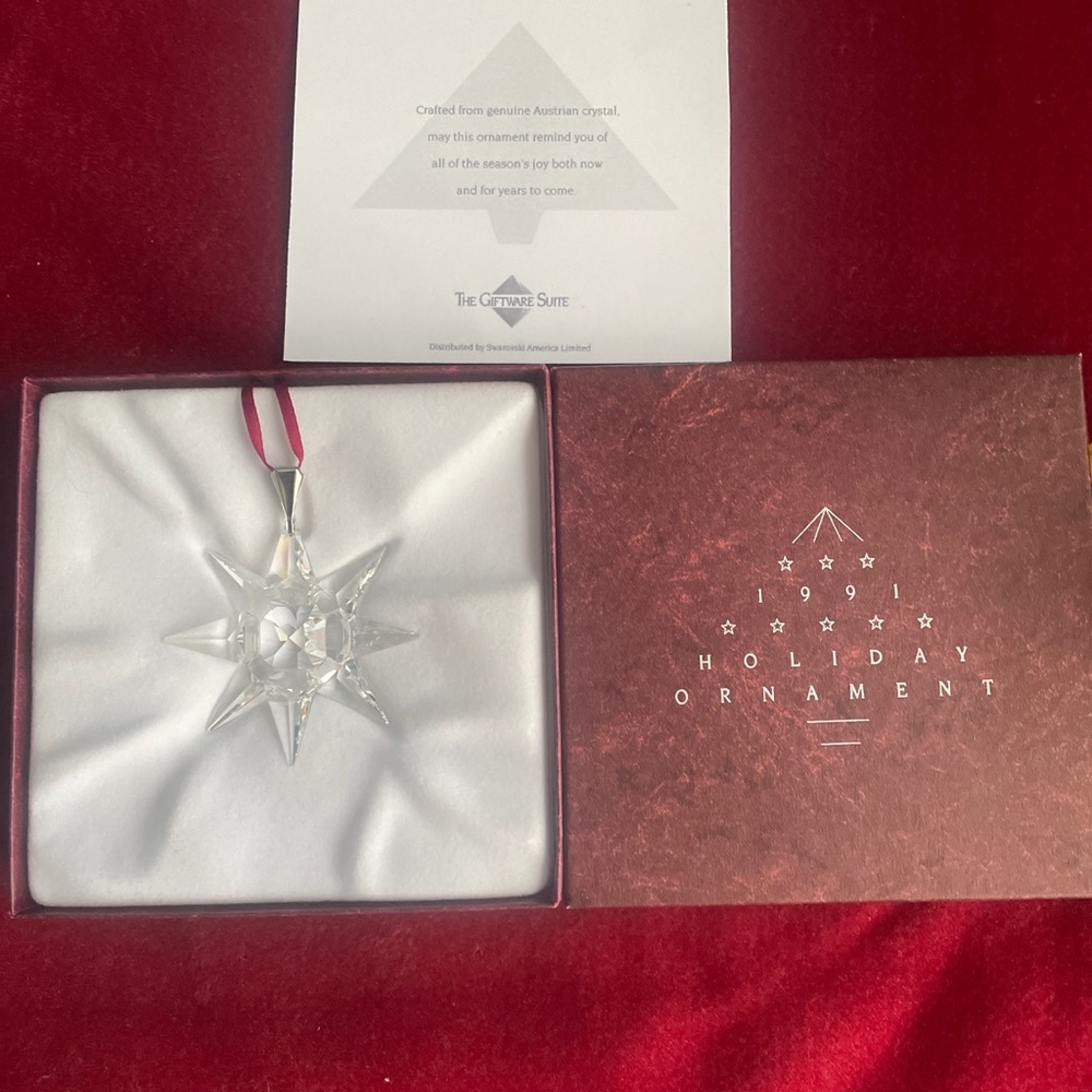 Swarovski 1991 Annual Ornament